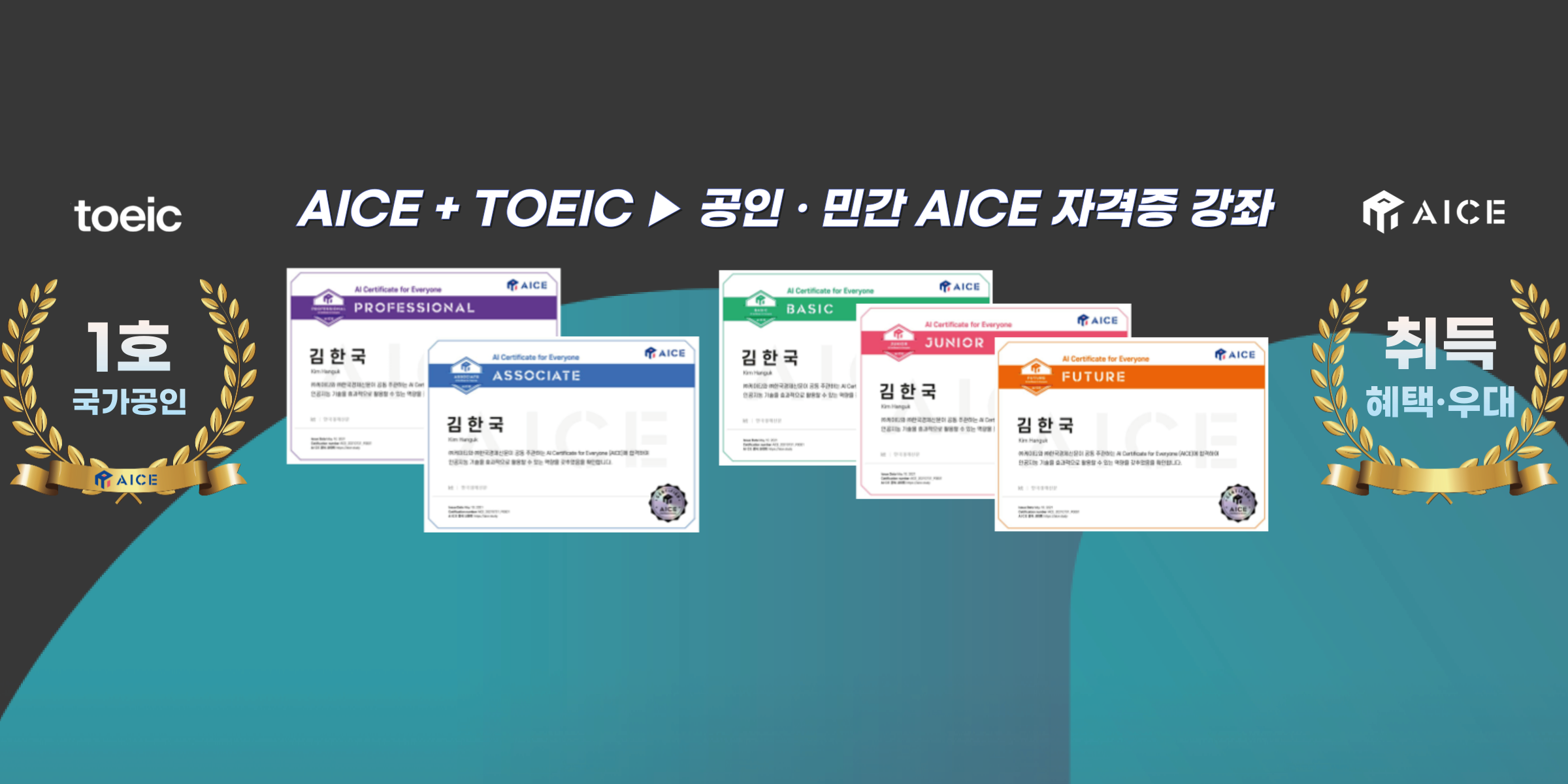 AICE + TOEIC 공인·민간 AICE 자격증 강좌